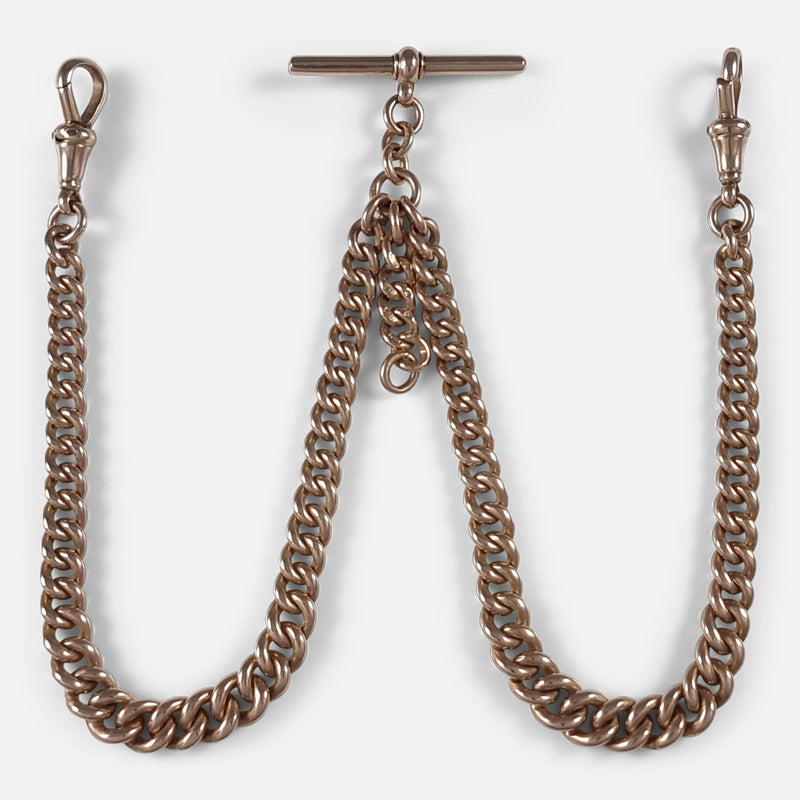 the chain laid out as it was originally intended to be worn