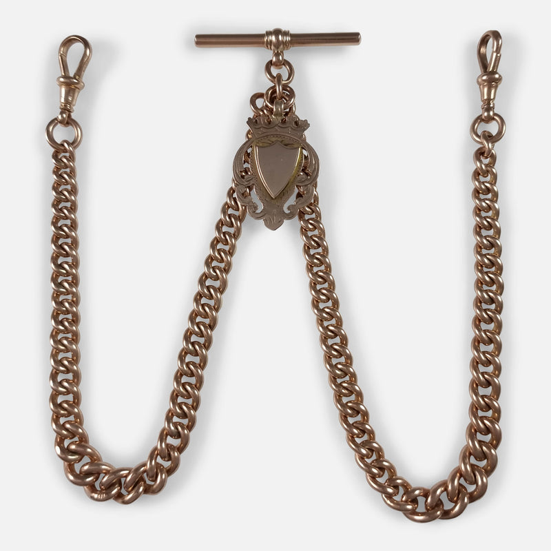 the chain laid out as it was originally intended to be worn