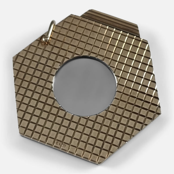 the cigar cutter viewed at an angle 