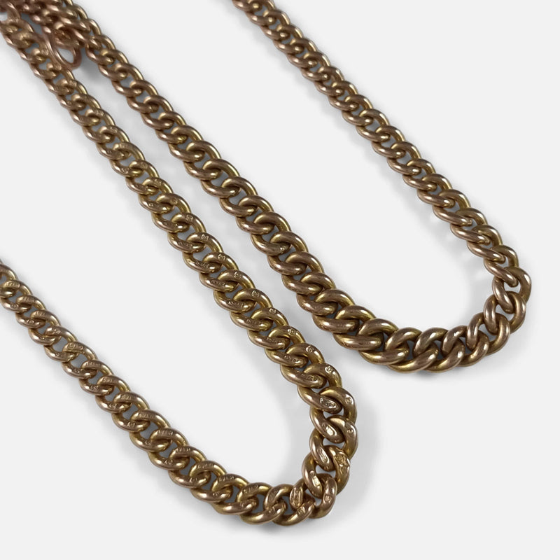 a section of the chain in focus