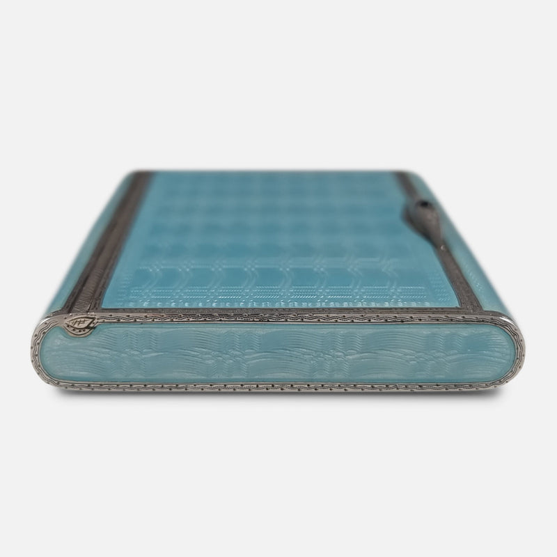 focused on one side of the case