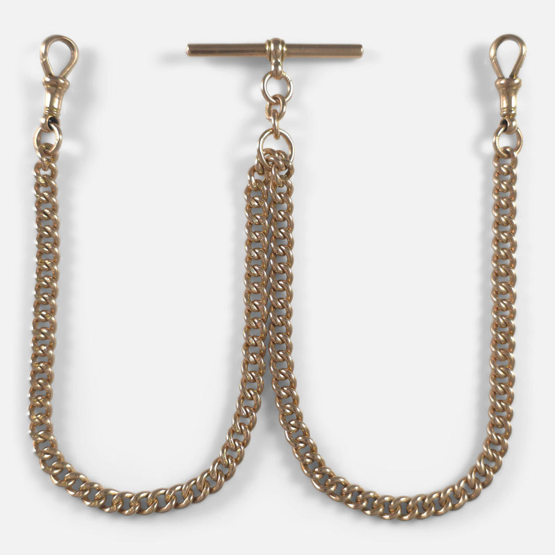 the chain laid out as it was originally intended to be worn