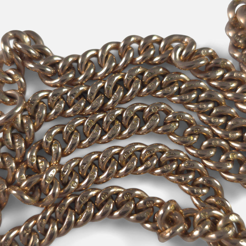 the partial hallmarks to a number of chain links