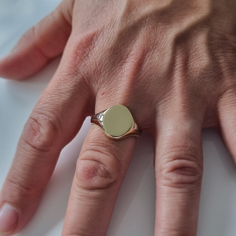 ring shown on finger