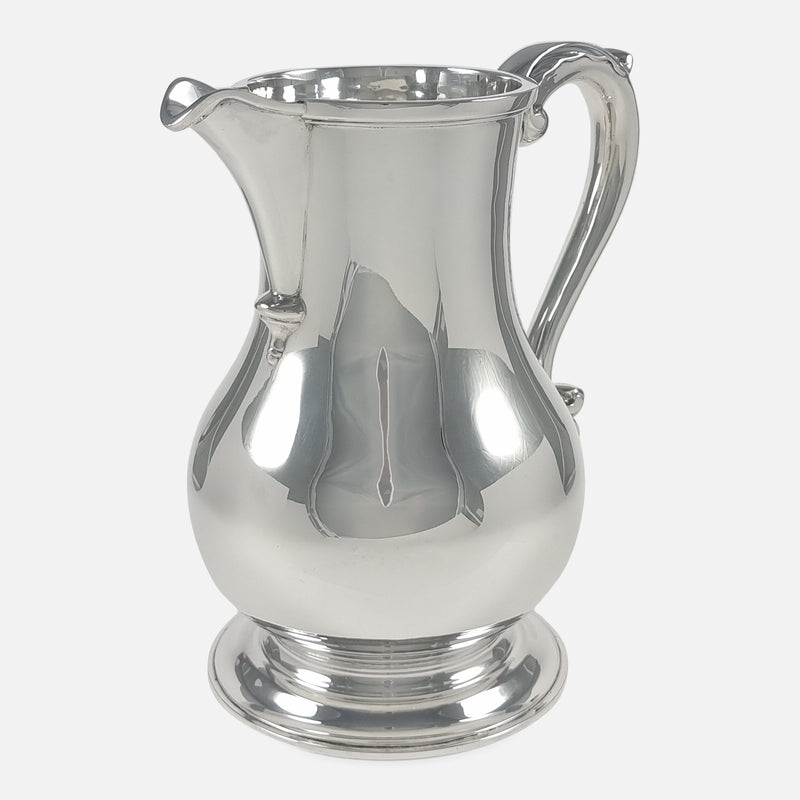 the jug rotated with spout facing slightly towards the left
