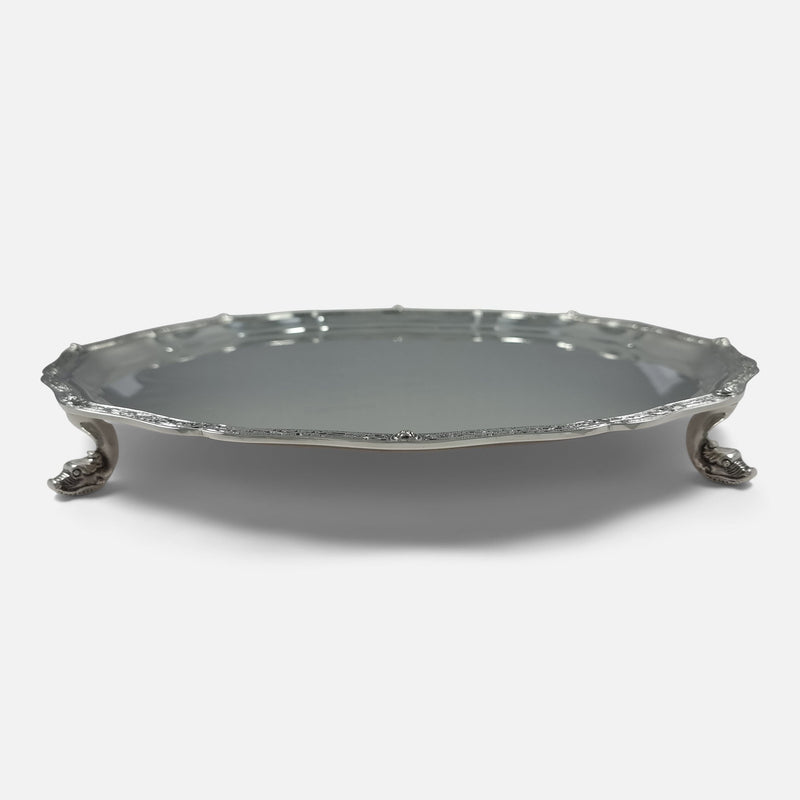 the salver viewed from the front