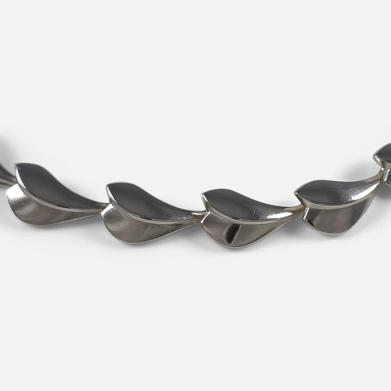 Georg Jensen Sterling Silver Lotus Necklace - Per Hertz