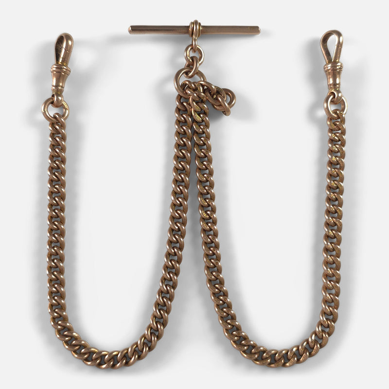 the chain laid out as it was originally intended to be worn