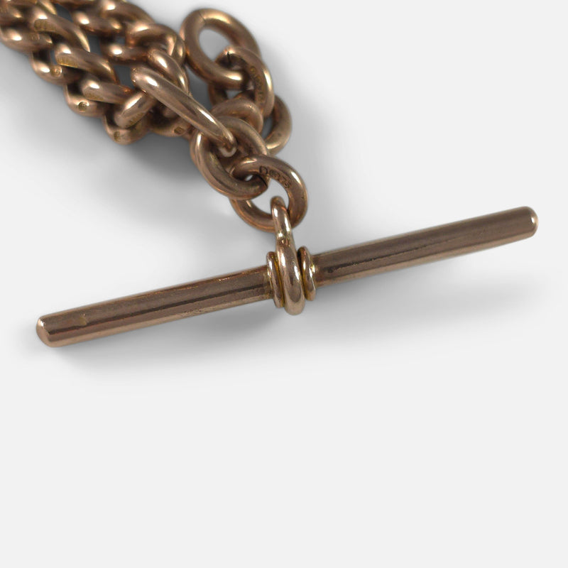 the T-bar in focus