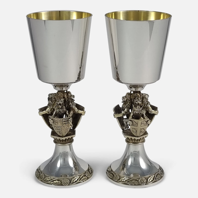 two of the goblets side by side