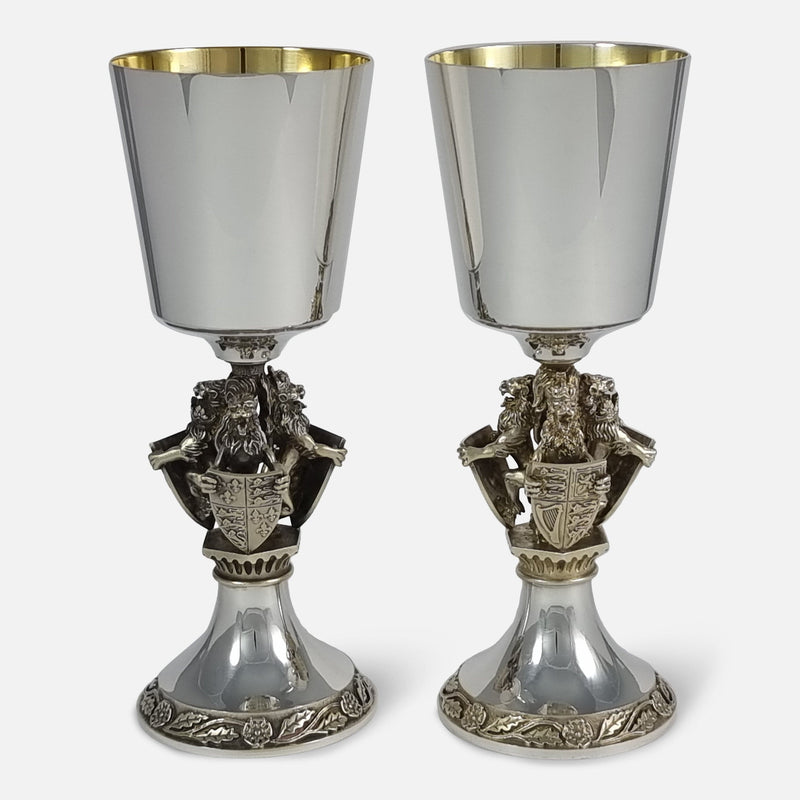 two of the goblets side by side