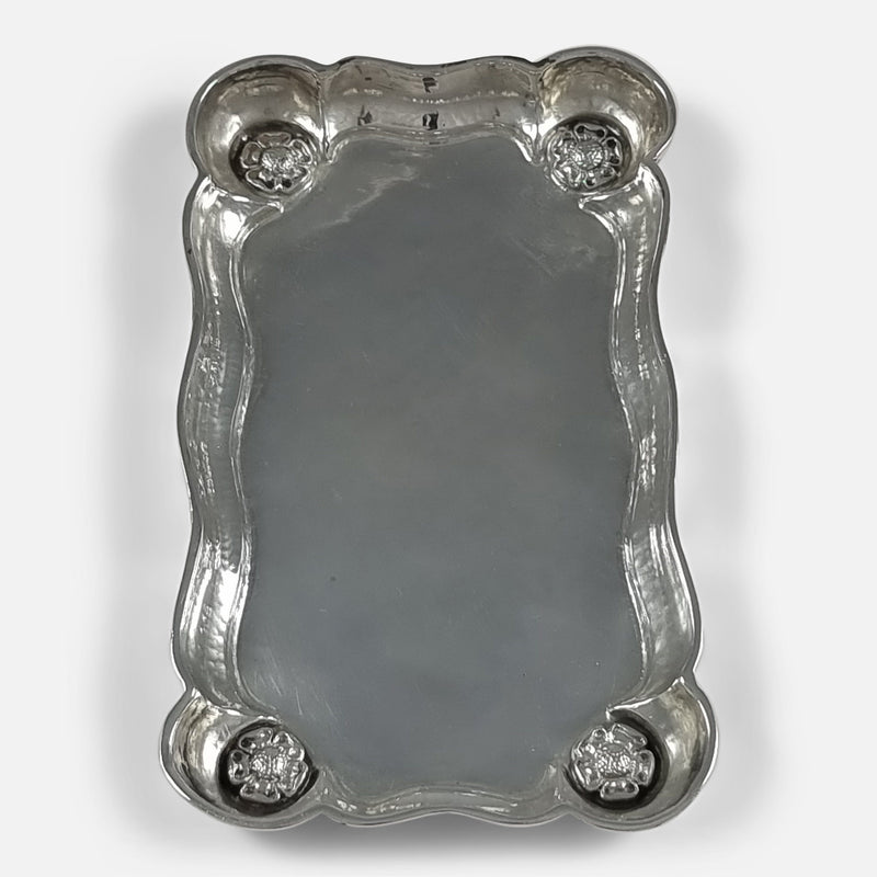 the pin tray viewed from above