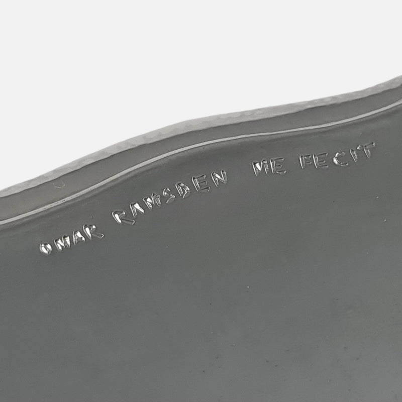 the engraving to the underside of the tray