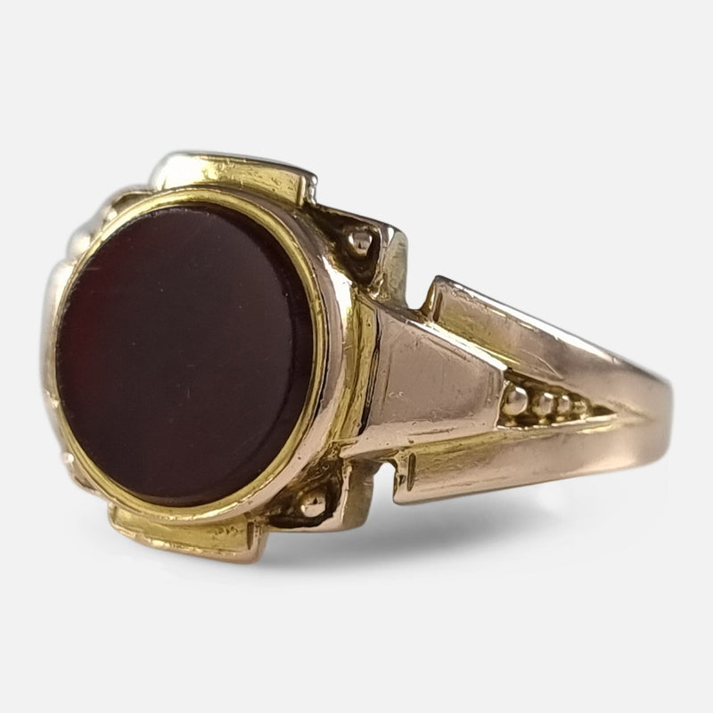 the ring viewed from the right side at a slight angle