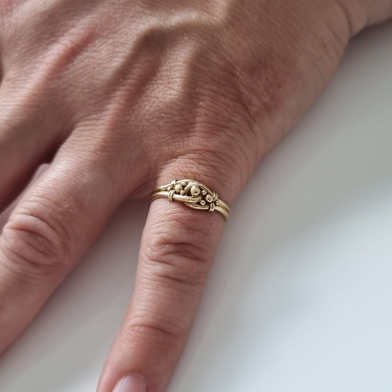 viewed on finger