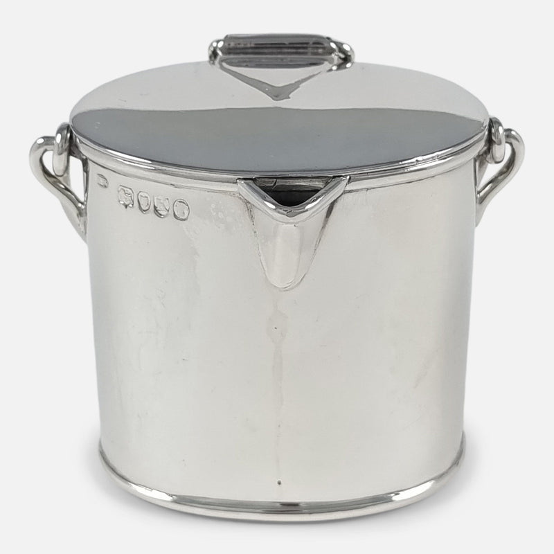 the cream pail viewed from the front