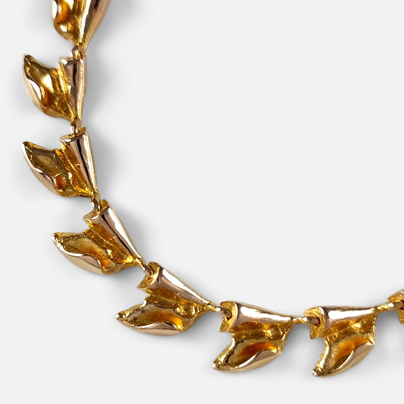 focused on a number of the bracelet links
