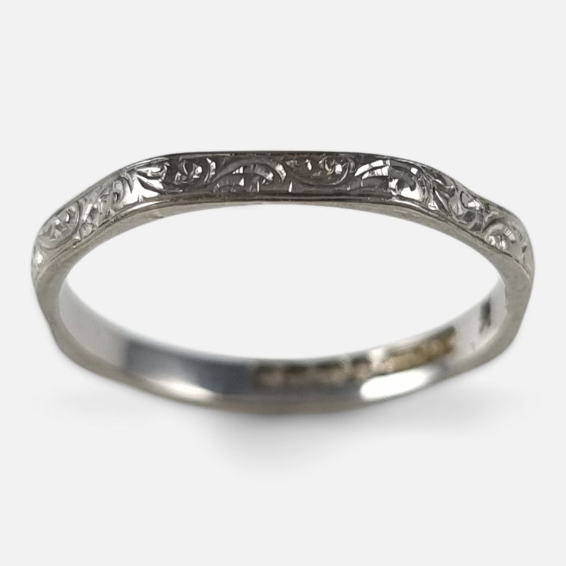 a birds eye view of the gold band