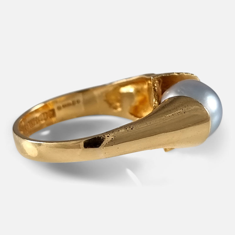 the ring viewed side on