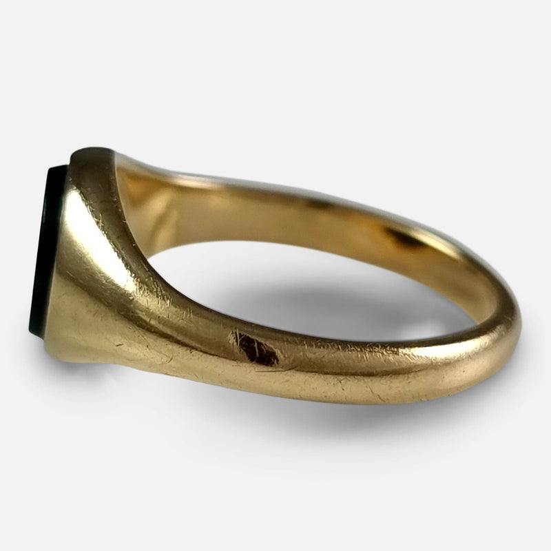 the ring viewed side on