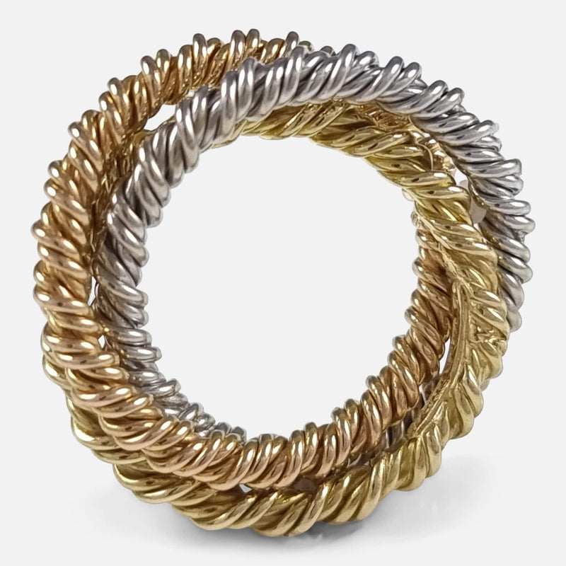 the ring viewed standing vertially