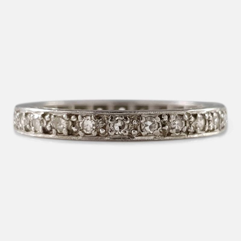 the gold ring viewed from the front