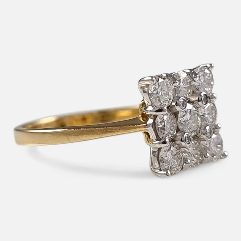 the ring viewed from the left side at a slight angle
