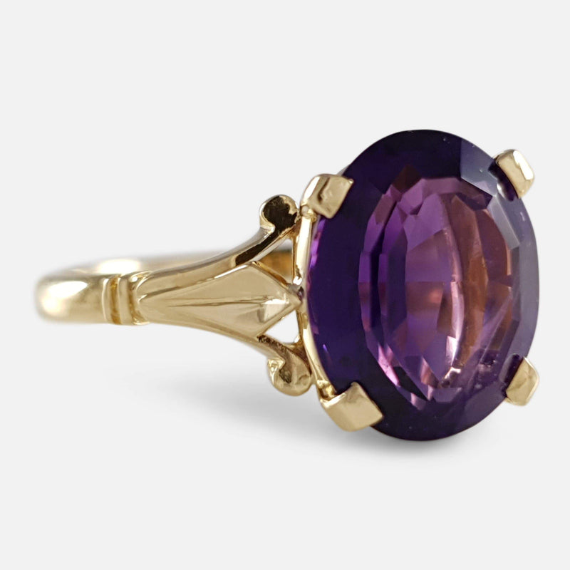 the ring viewed from the left side at a slight angle