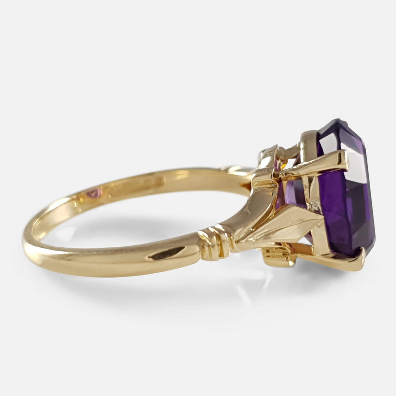the ring viewed from the left side on