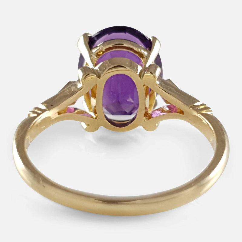 the ring viewed from the back