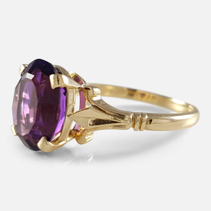 the ring viewed from the right side at a slight angle