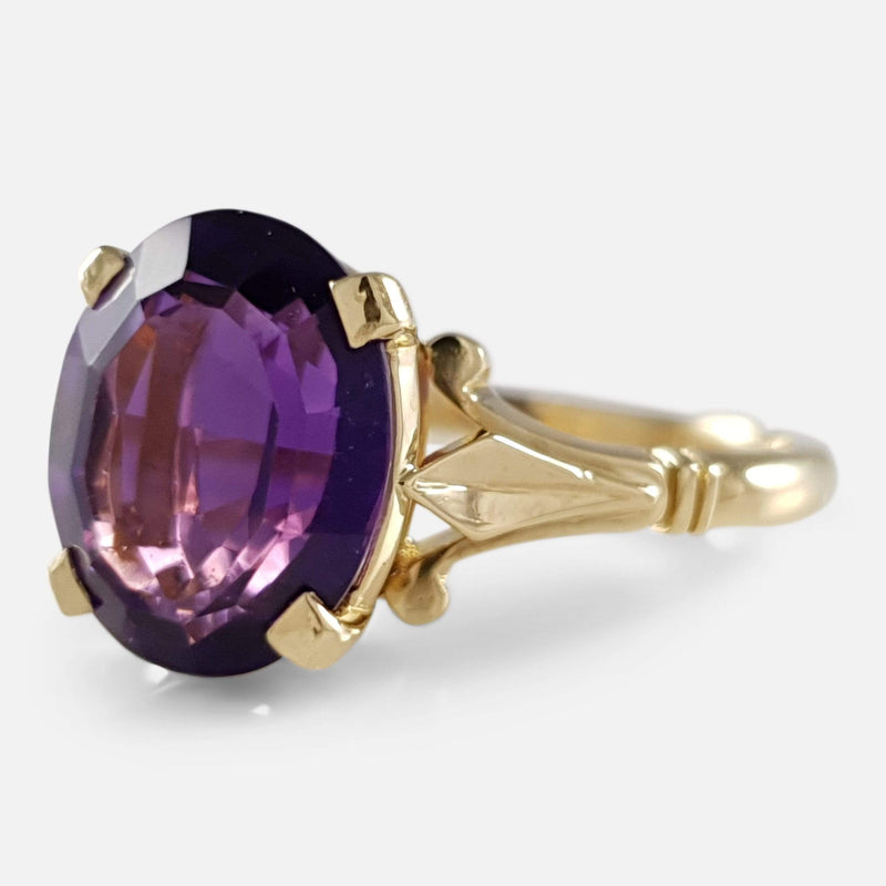 the ring viewed from the right side at a slight angle