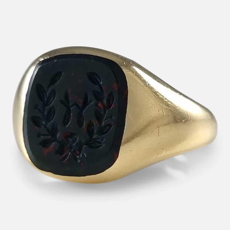 the ring viewed from the right side at a slight angle