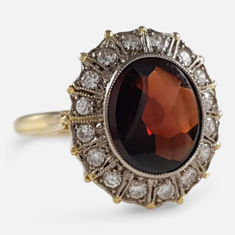 the ring viewed from the left side at a slight angle