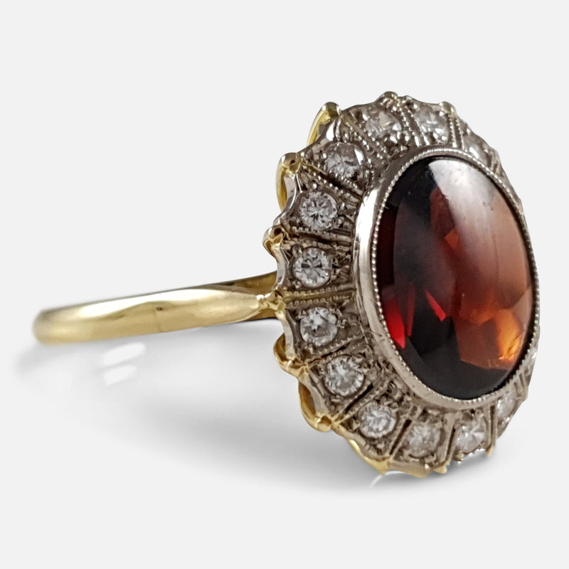 the ring viewed from the left side at a slight angle
