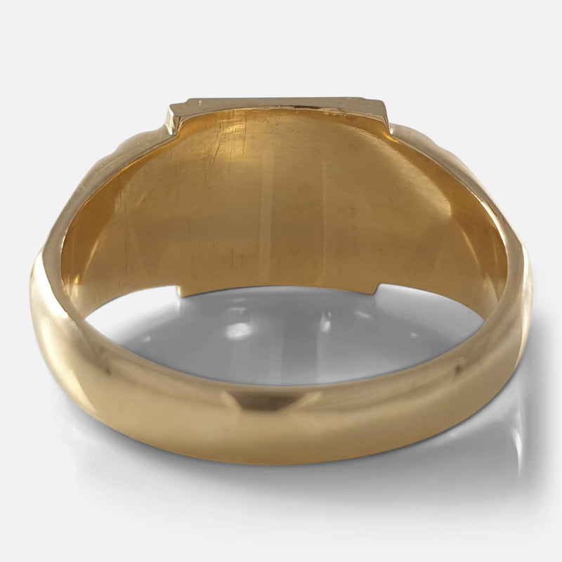the back of the ring