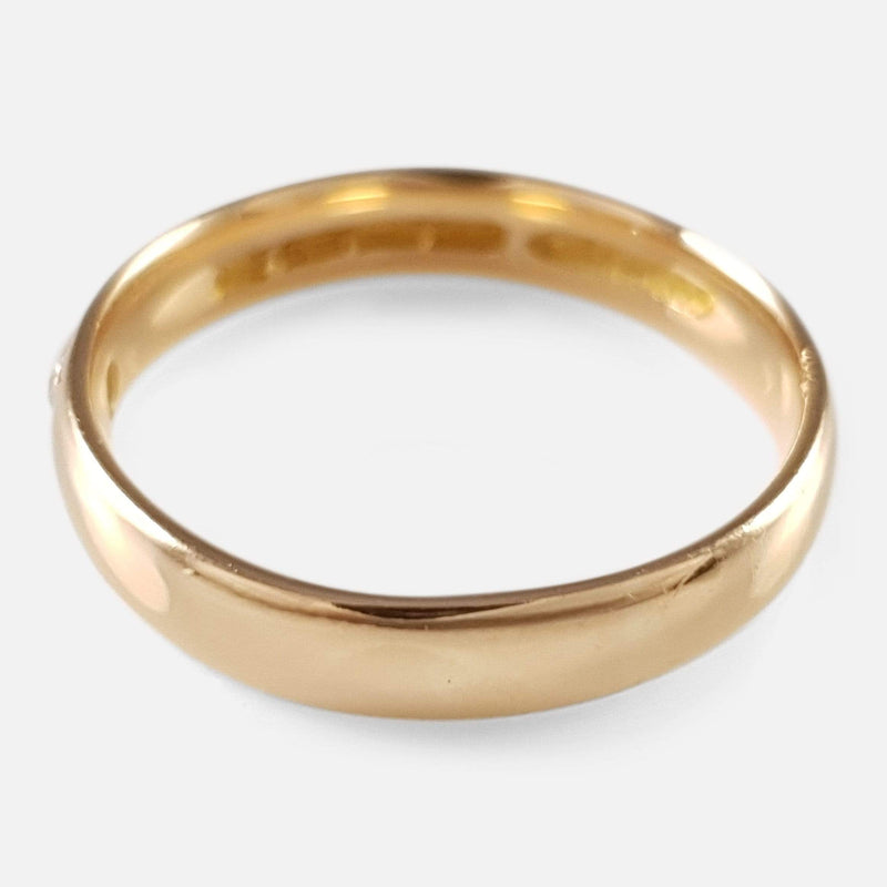 Sonia Jewels 14k Yellow Gold 2.5mm Plain Classic Dome Wedding Band Ring  Size 4 | Amazon.com
