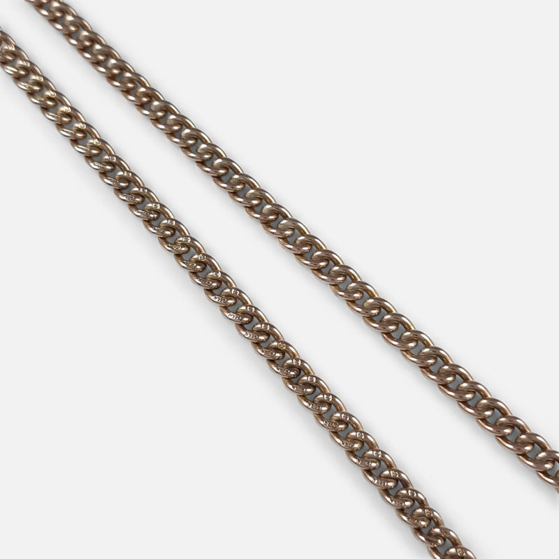 a section of the chain in focus