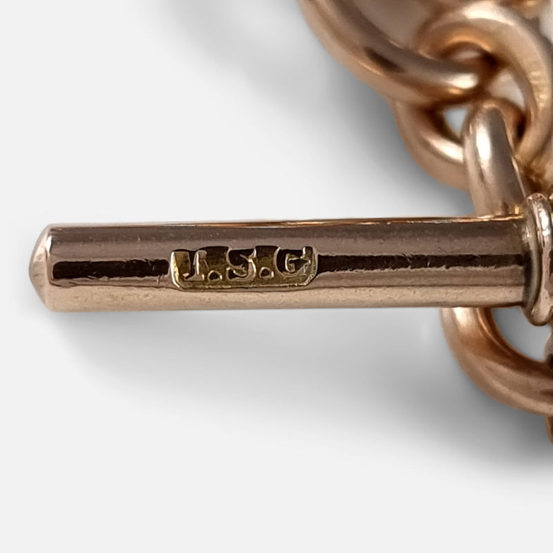 the makers mark stamped on the T-bar