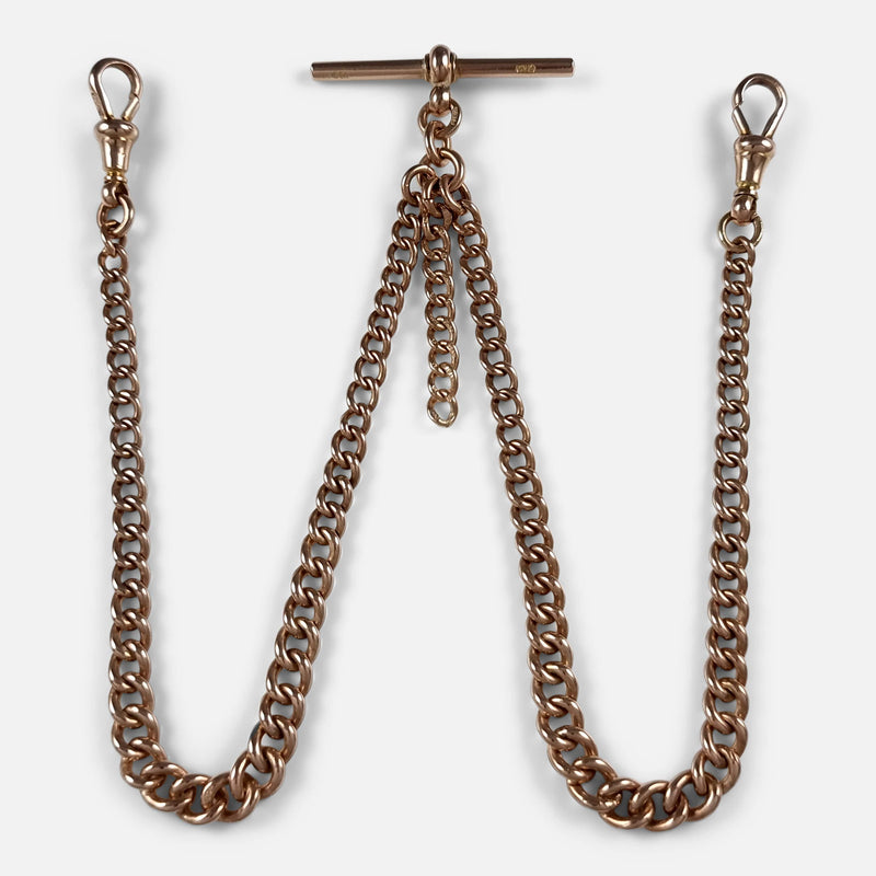 a view of the chain resting as it would be worn