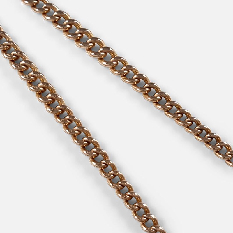 a section of the chain in focus