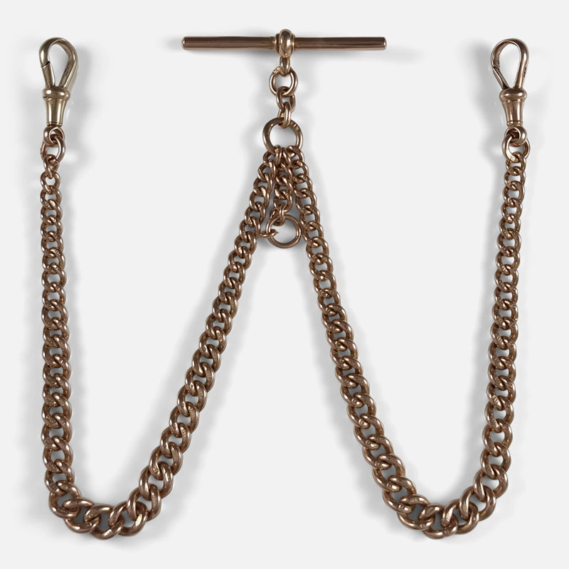 the chain laid out as it was originally intended to be worn
