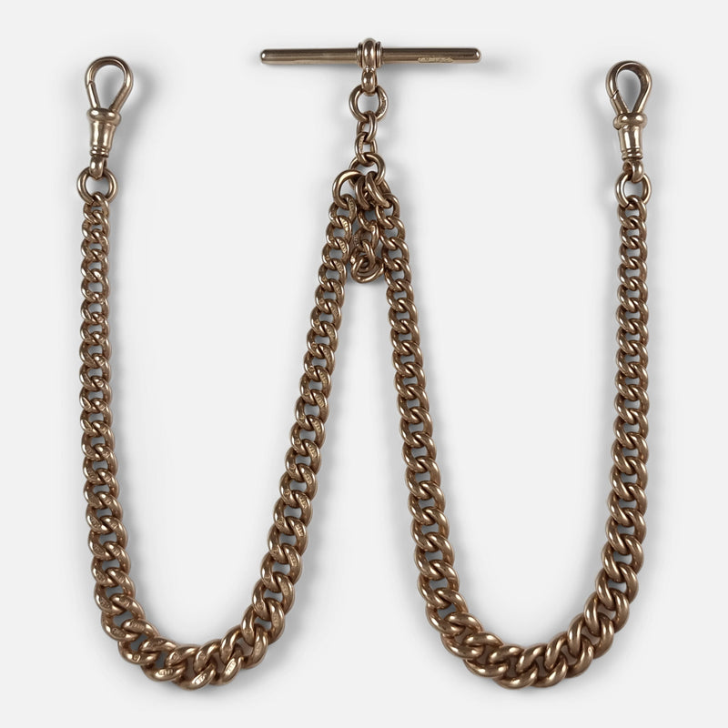 the chain laid out as it was originally intended to be worn