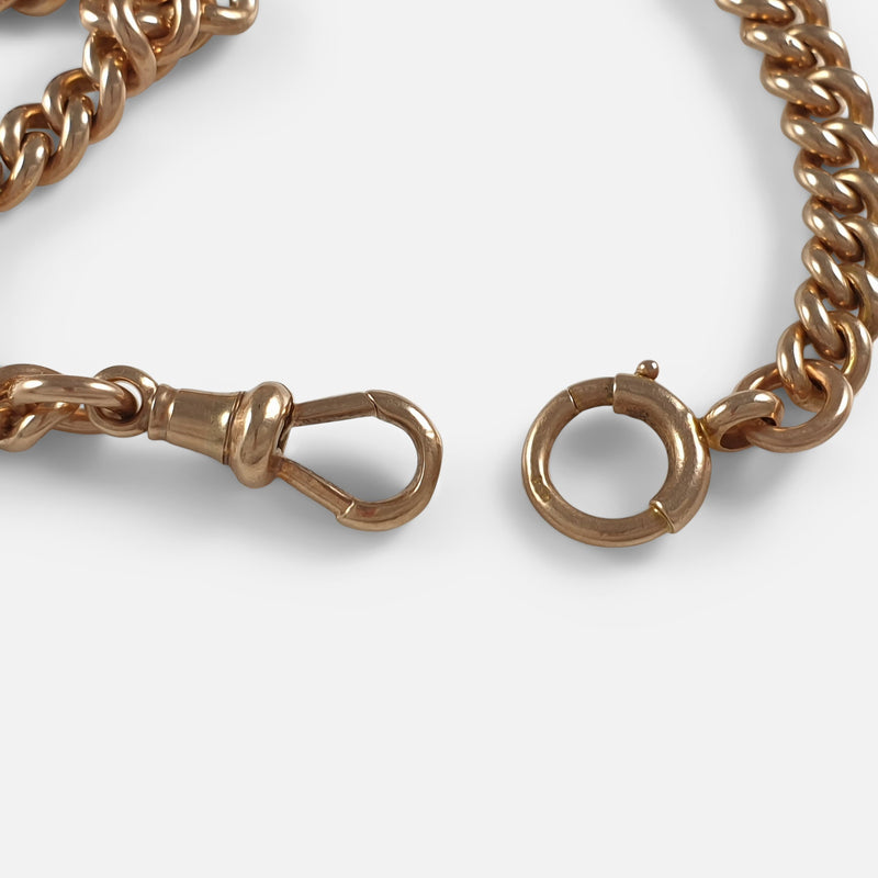 the roll pin clasp and dog clip in focus