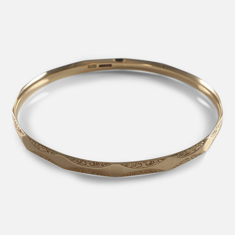 a view of the bangle from a slightly raised position
