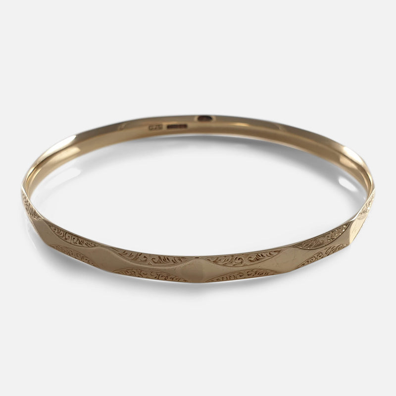the bangle viewed from a raised position