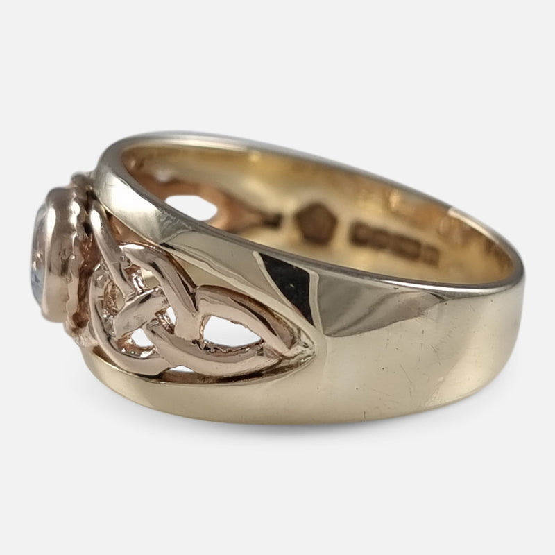 Celtic Wedding Ring Set Celtic Engagement Ring Trinity Ring Platinum Engagement  Ring Moissanite Wedding Ring Bridal - Etsy Australia