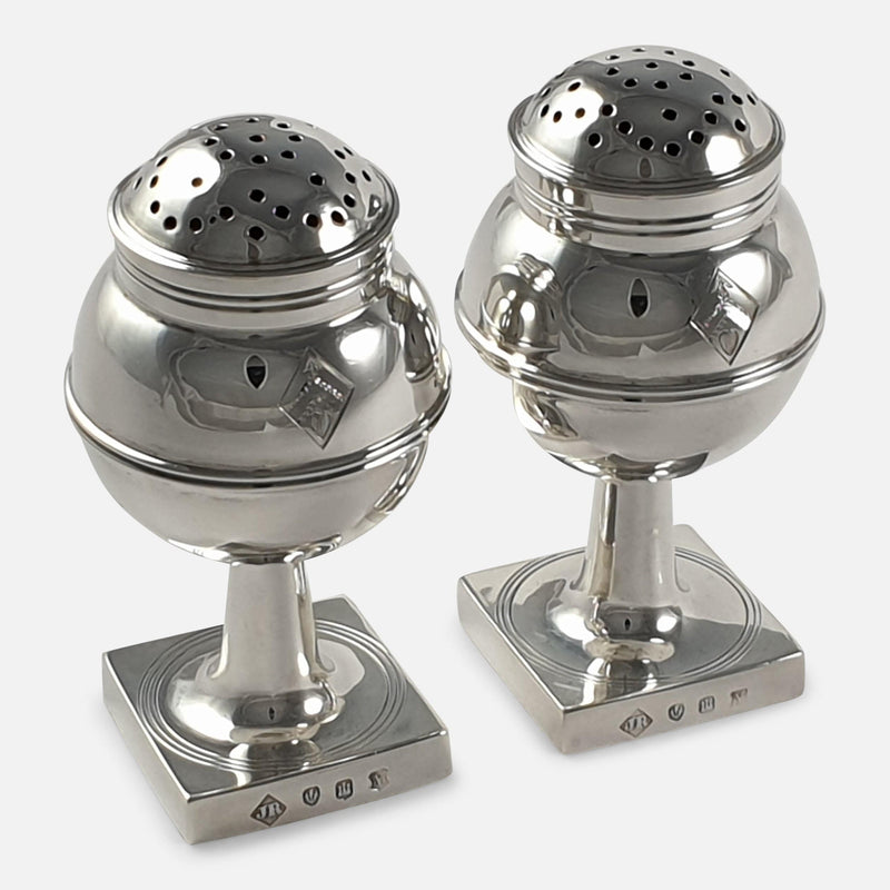 the pepper casters viewed from an angle