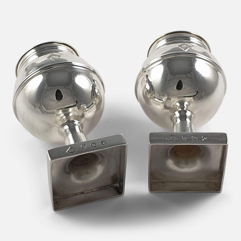 displaying the underneath of the pepper casters
