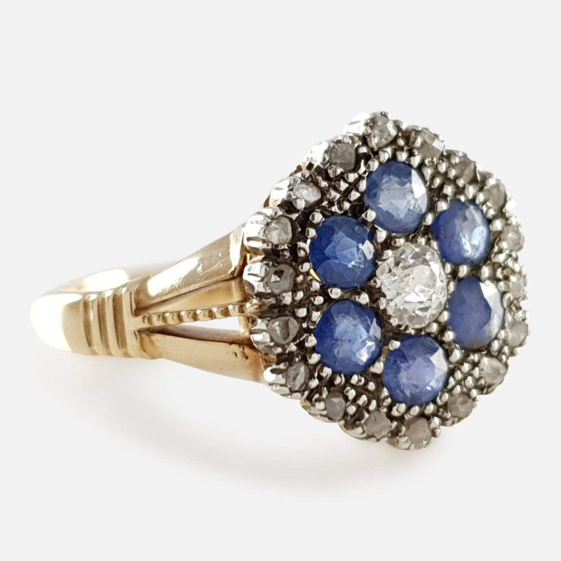 the ring viewed from the left side at a slight angle